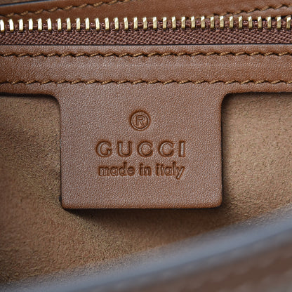 Gucci GG Supreme Monogram Medium Padlock Tote Beige Cuir 6 of 9