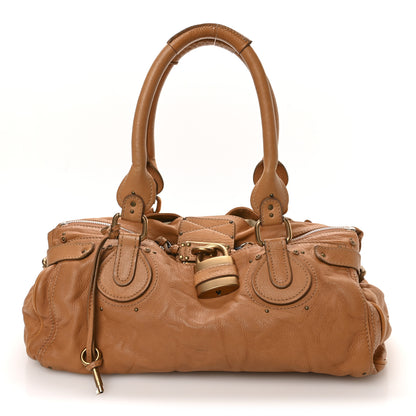 Chloe Calfskin Large Paddington Satchel Beige 1 of 12