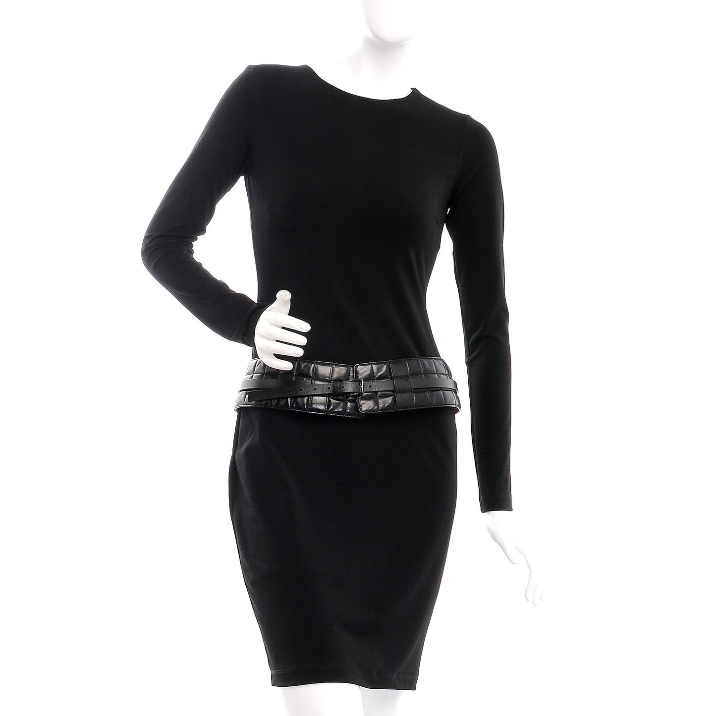 Lambskin Quilted Chocolate Bar Belt 85 34 Black
