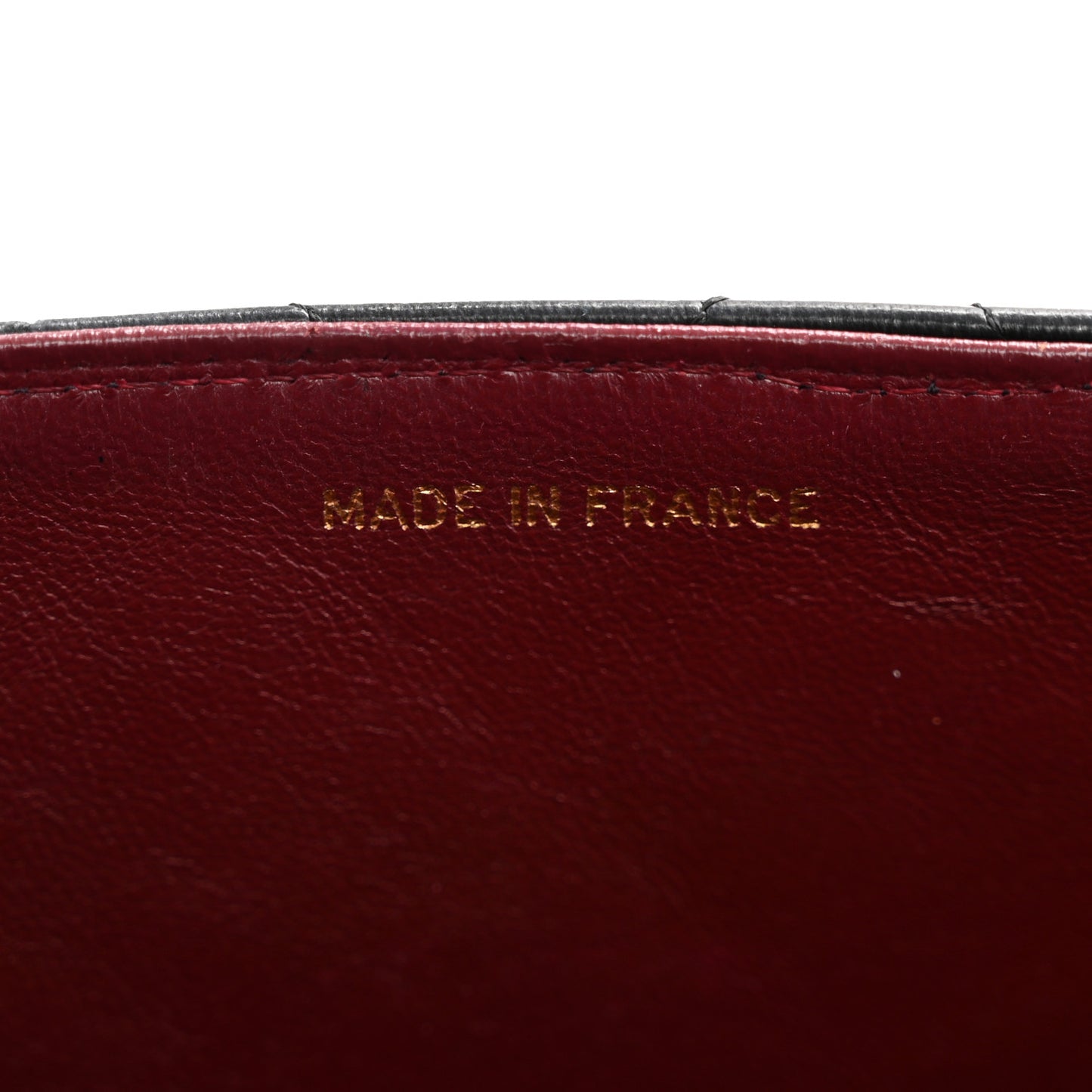 Lambskin Medium Single Flap Black