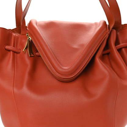 Bottega Veneta Calfskin Large Beak Tote Orange 10 of 11