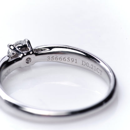Tiffany Platinum Diamond .21ct Harmony Solitaire Engagement Ring 48 4.5 6 of 6