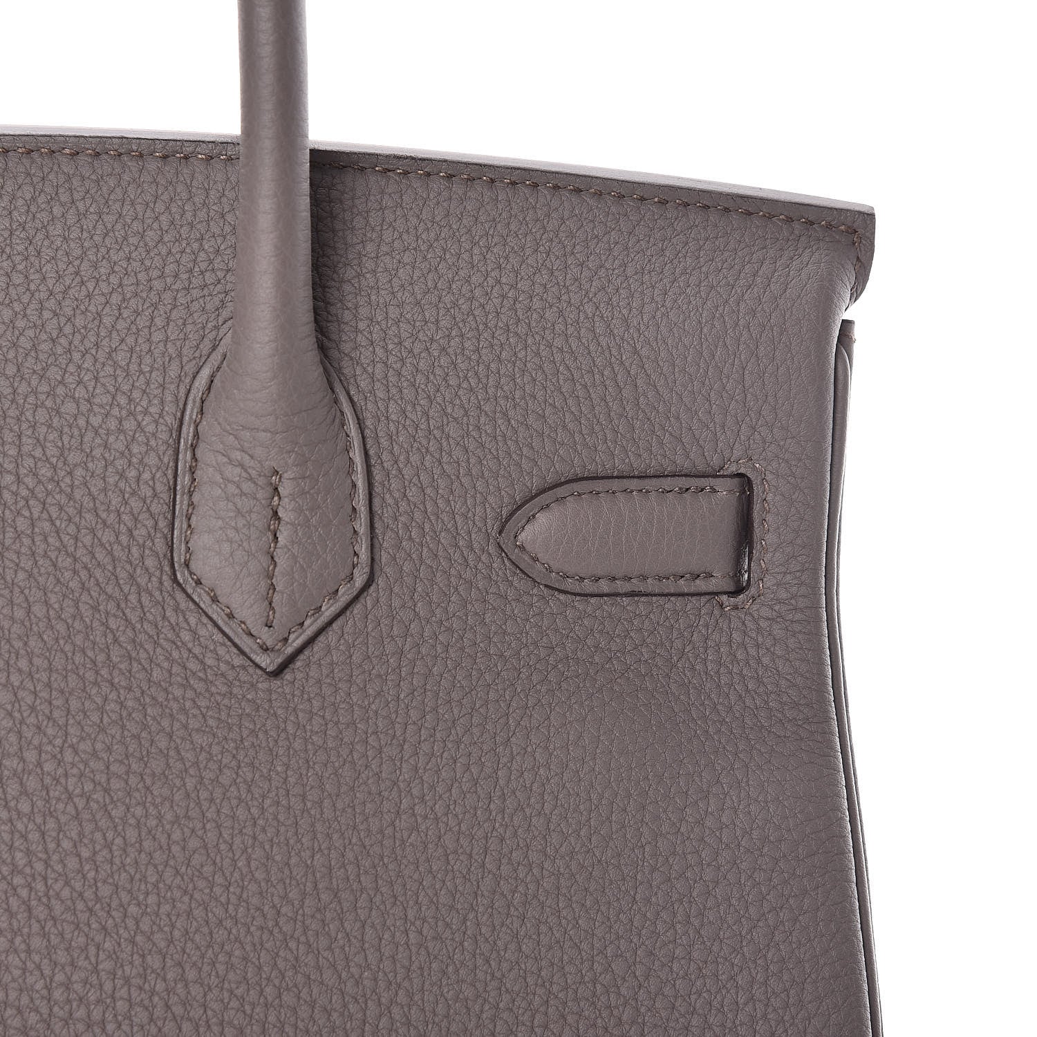 Hermes Togo Birkin 30 Etain 38 of 41