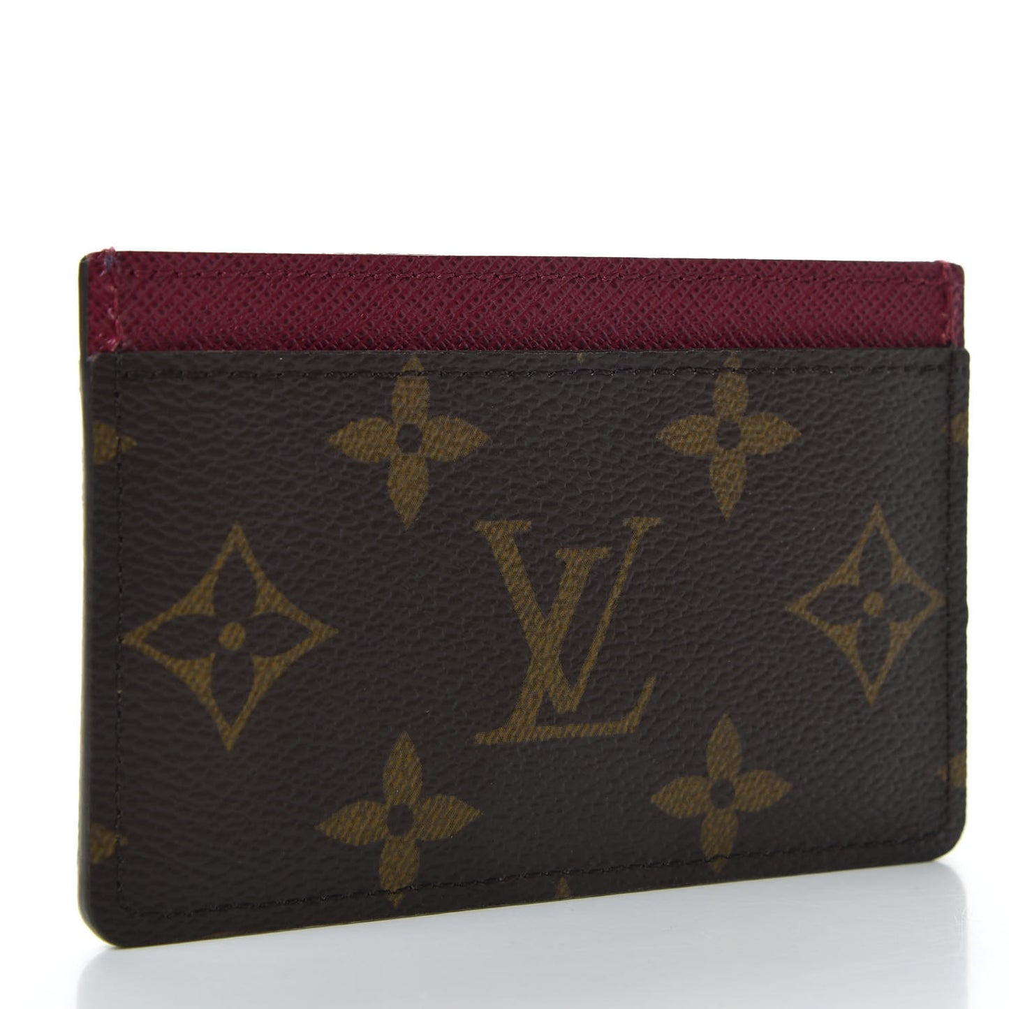 Monogram Card Holder Fuchsia
