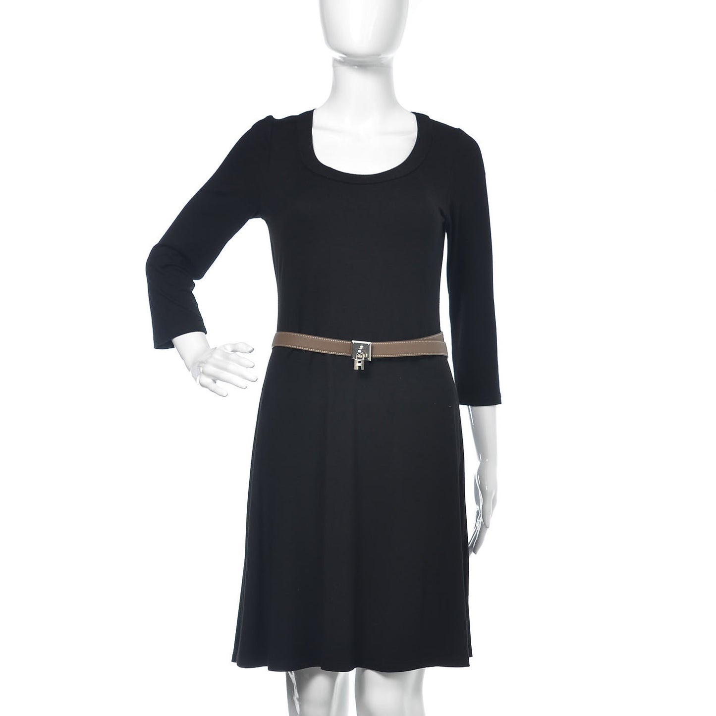 Epsom Swift 24mm Tresor Belt 90 Etoupe Black