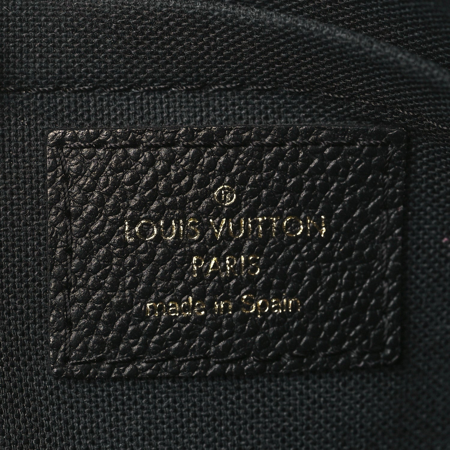 Louis Vuitton Monogram Pallas Clutch Black 5 of 7