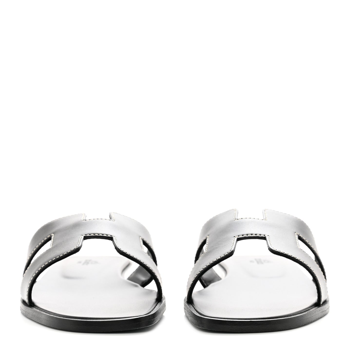 Box Calfskin Oran Sandals 37.5 Black