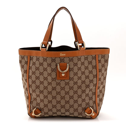 Gucci Monogram Small Abbey Tote Brown 1 of 10