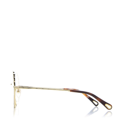 Chloe Scalloped Sunglasses CE147S Gold Pink 3 of 7