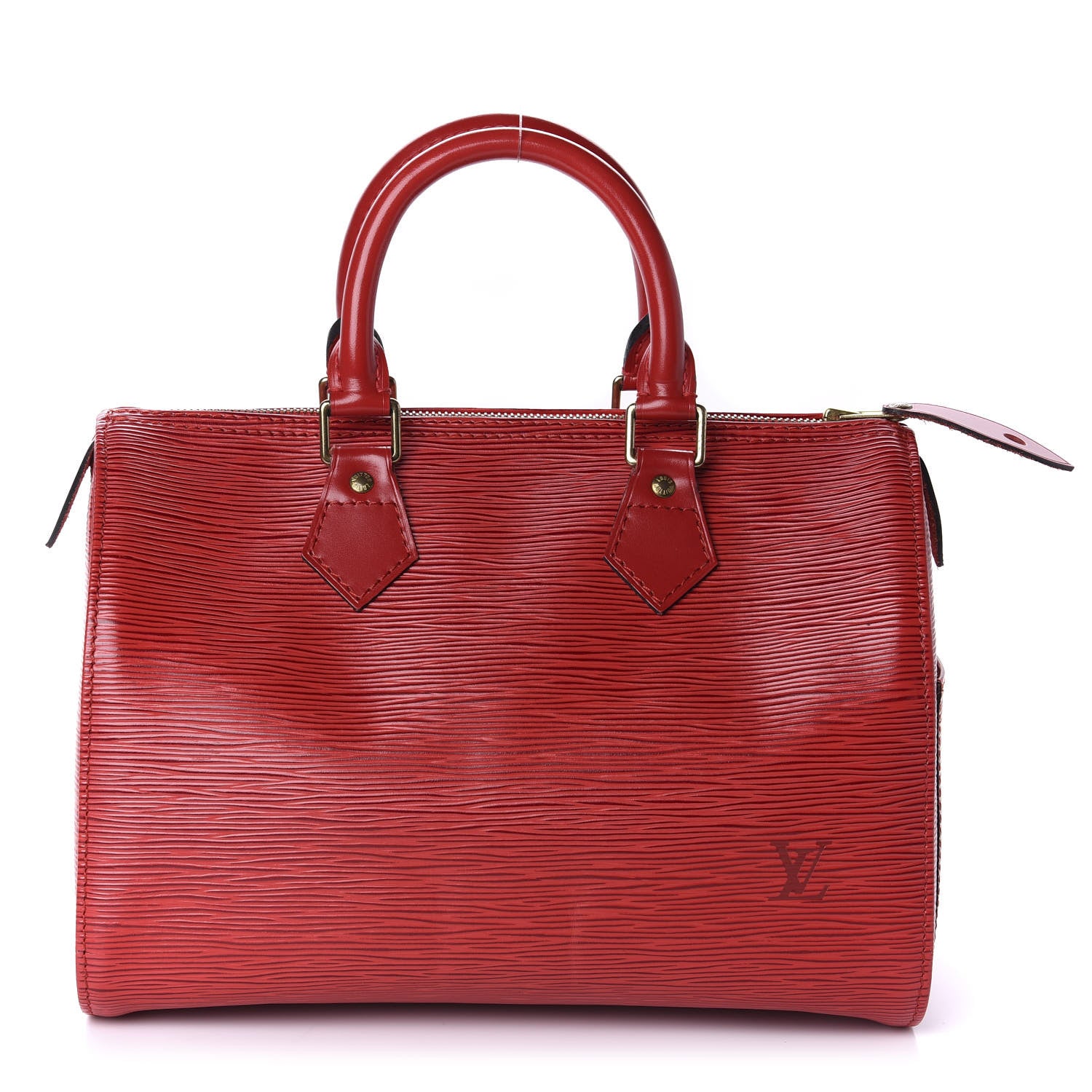 Louis Vuitton Epi Speedy 25 Castillan Red 1 of 10