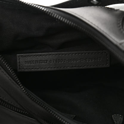 Balenciaga Used Calfskin Small Le Cagole Shoulder Bag Black 6 of 10