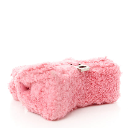 Balenciaga Faux Fur Fluffy Hourglass XS Top Handle Bag Sweet Pink 4 of 11
