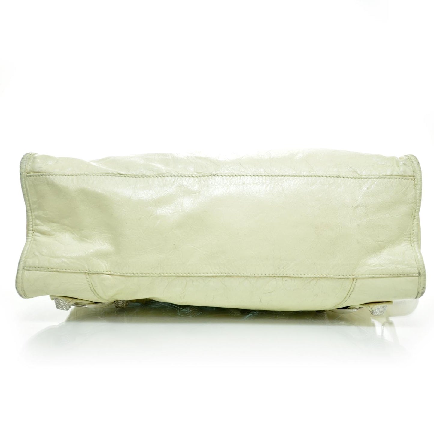 Agneau Giant 21 Silver Hardware CIty White