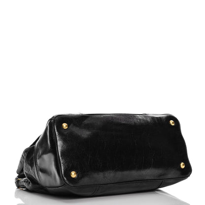 Prada Vitello Shine Tote Nero Black 5 of 12