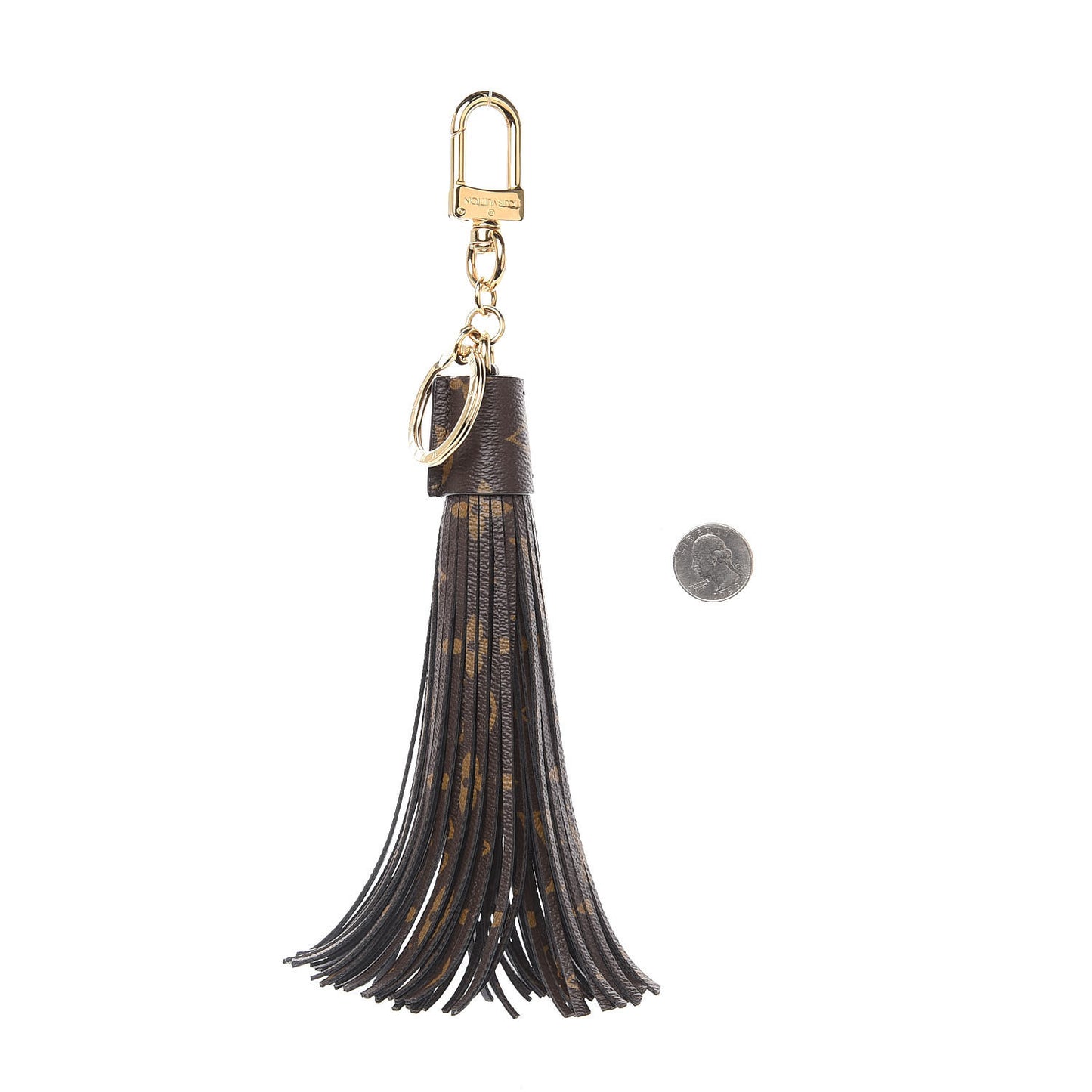 Monogram Tassel Bag Charm