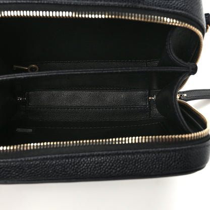 Chanel Caviar Quilted Small CC Filigree Vanity Case Black 5 of 11