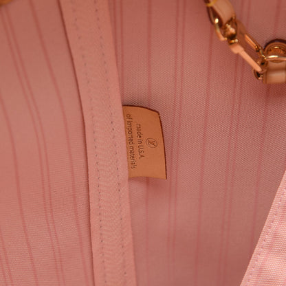 Louis Vuitton Damier Azur Neo Neverfull MM Rose Ballerine 8 of 13