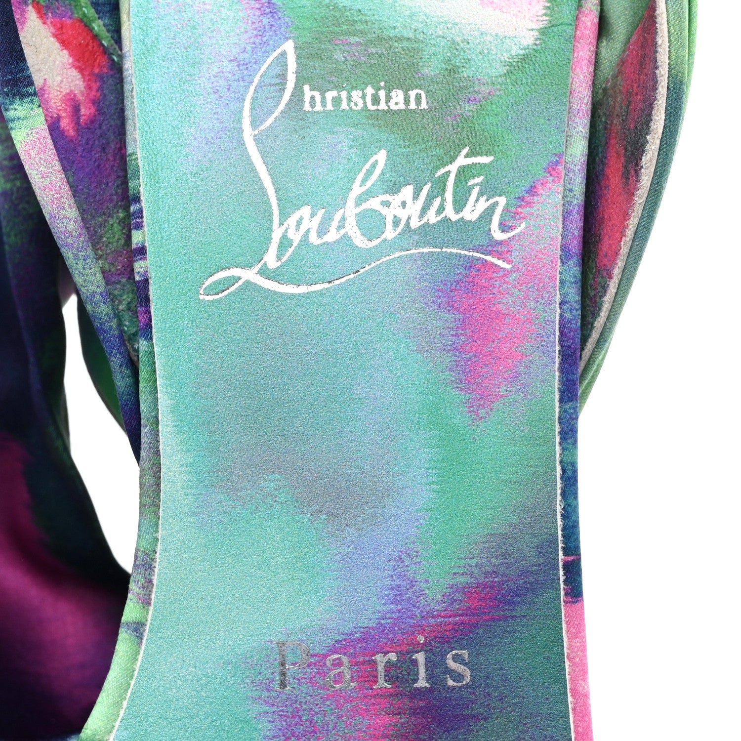 Christian Louboutin Satin Melancholia Sandale Du Desert 100 Sandal 37 Multicolor 7 of 10