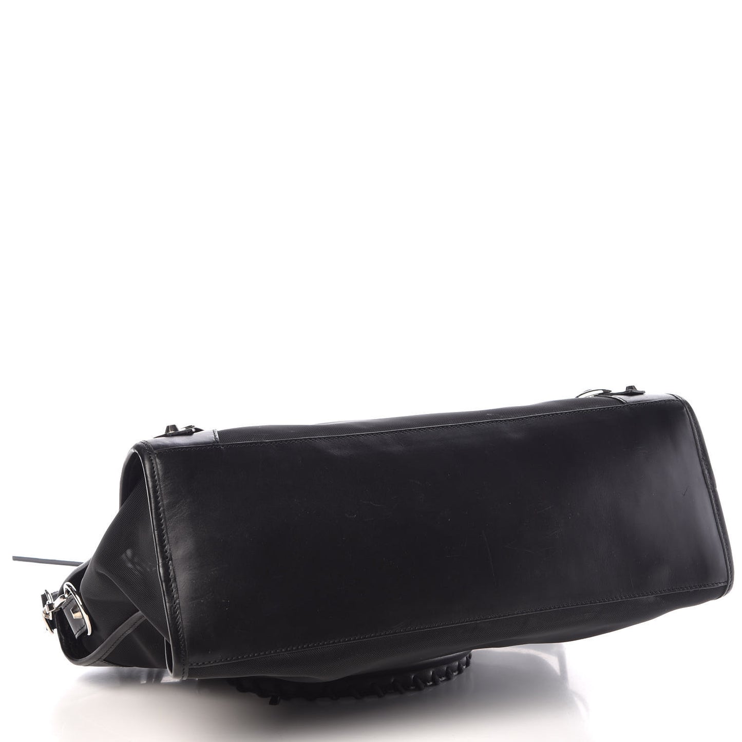 Mesh Calfskin Palladium Hardware City Black