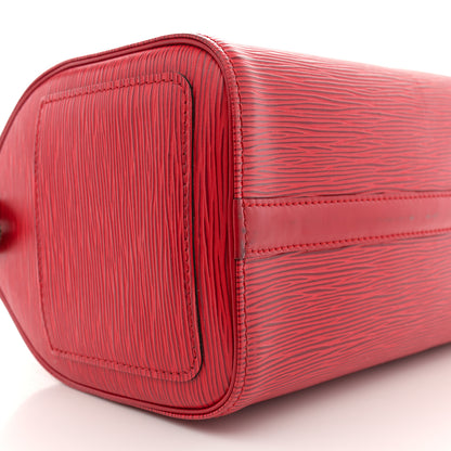 Louis Vuitton Epi Speedy 25 Castillan Red 9 of 13