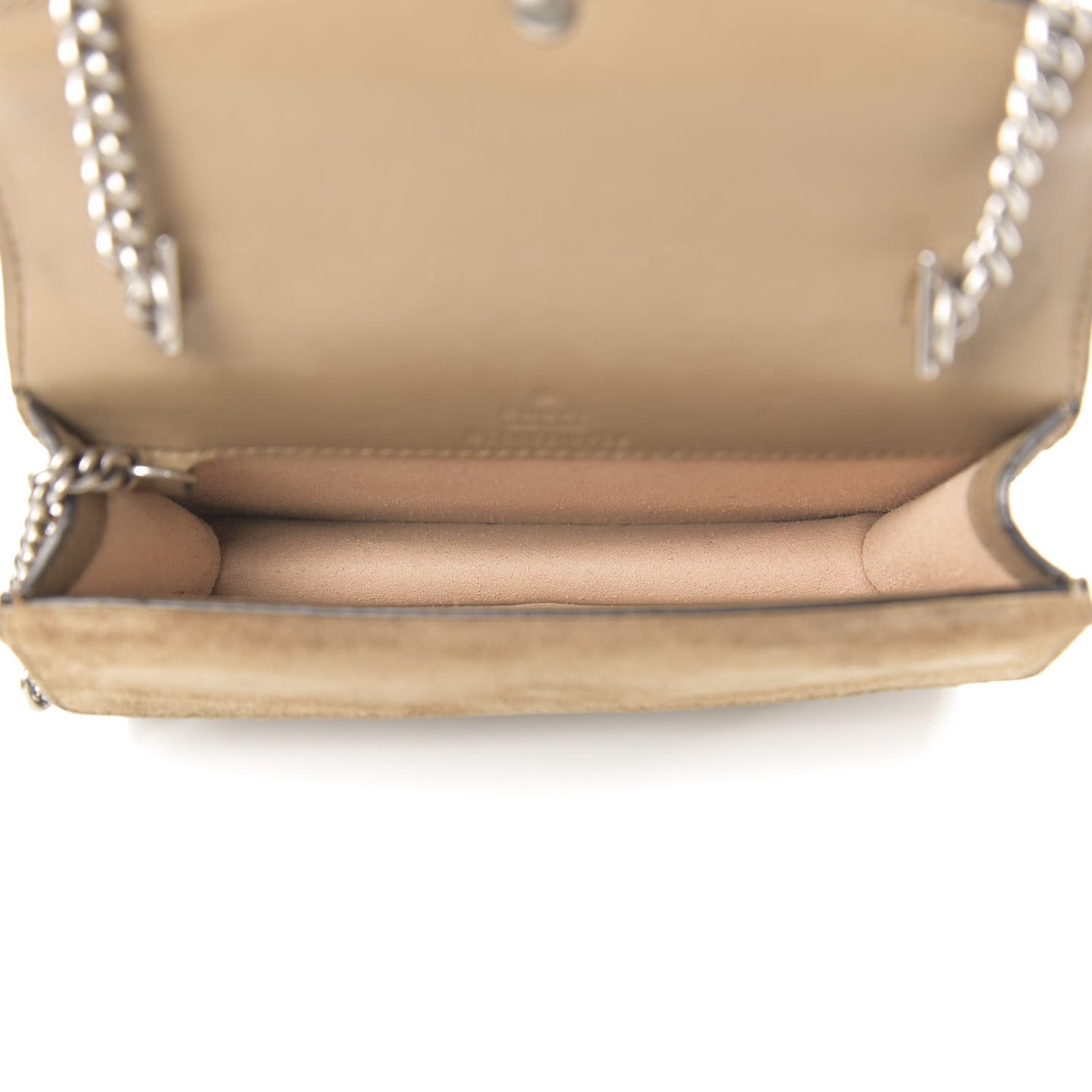 GG Supreme Monogram Super Mini Dionysus Shoulder Bag Taupe