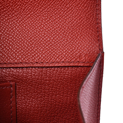 Hermes Epsom Medor 29 Clutch Rouge Garance 6 of 10