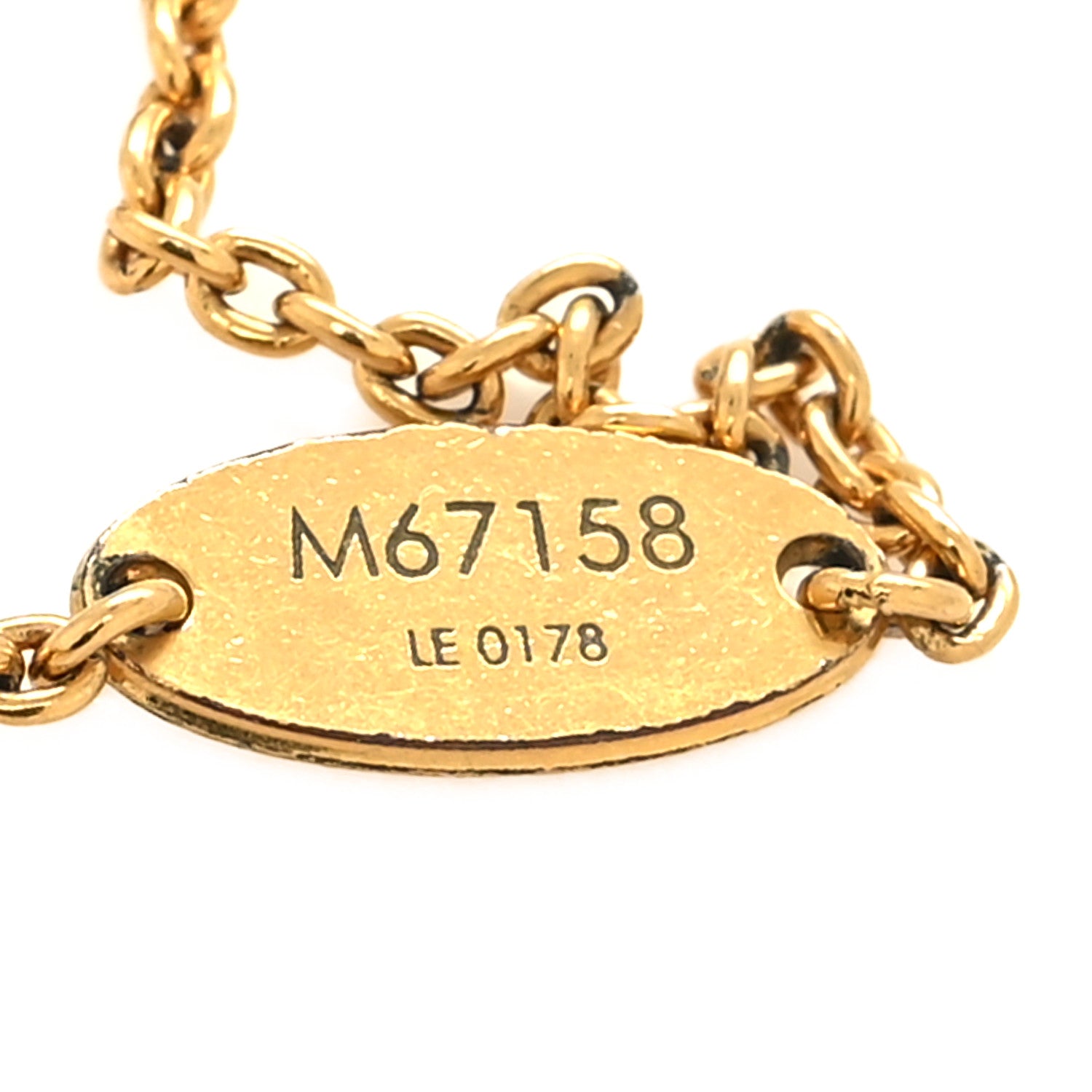 Louis Vuitton LV And Me Letter A Bracelet Gold 6 of 6