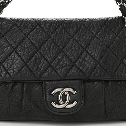 Chanel Distressed Lambskin Lady Braid Flap Black 8 of 10