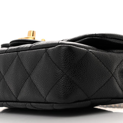 Chanel Caviar Quilted Mini Sweetheart Rectangular Flap Black 10 of 13