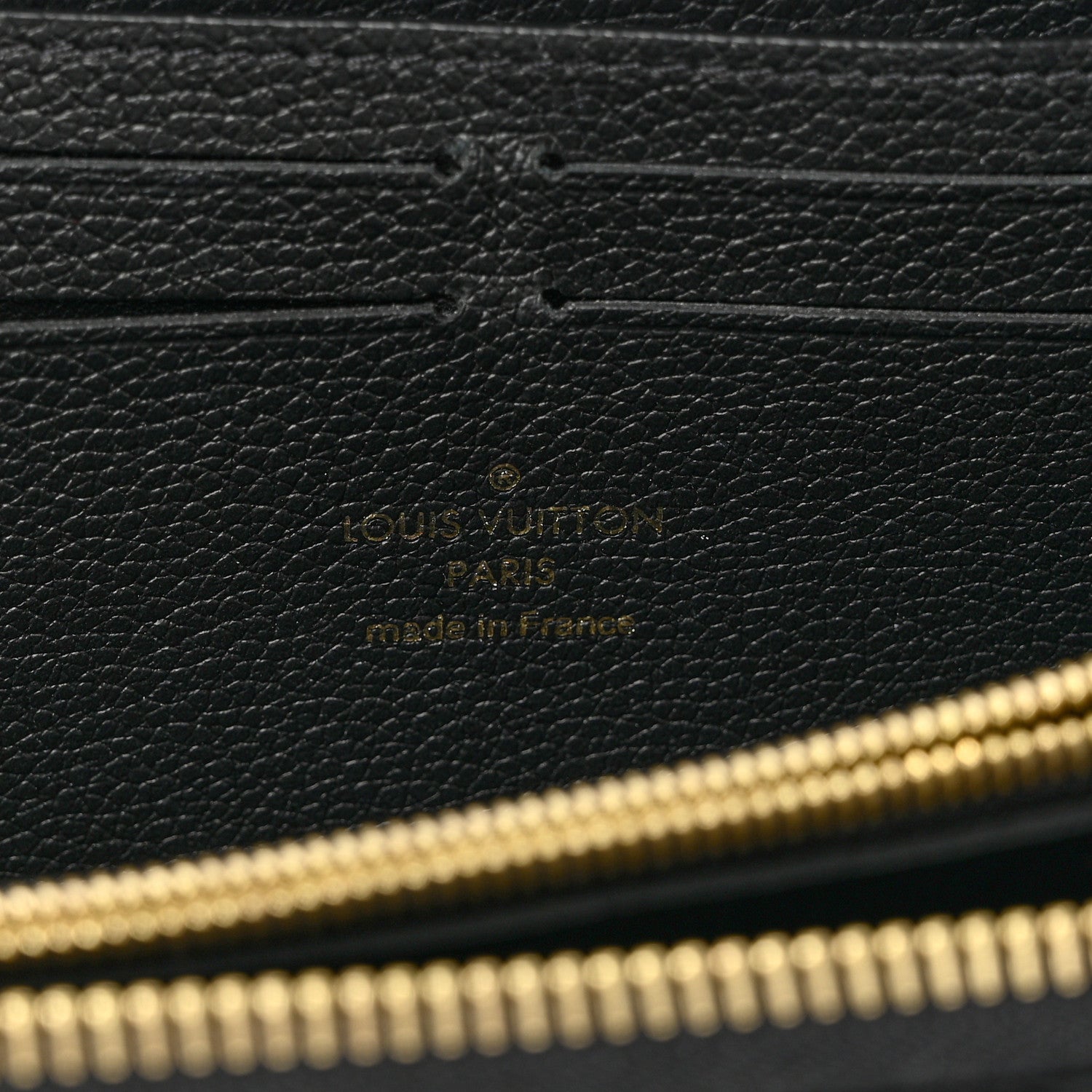 Louis Vuitton Empreinte Clemence Wallet Black 6 of 6