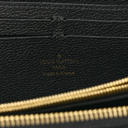 Louis Vuitton Empreinte Clemence Wallet Black 6 of 6