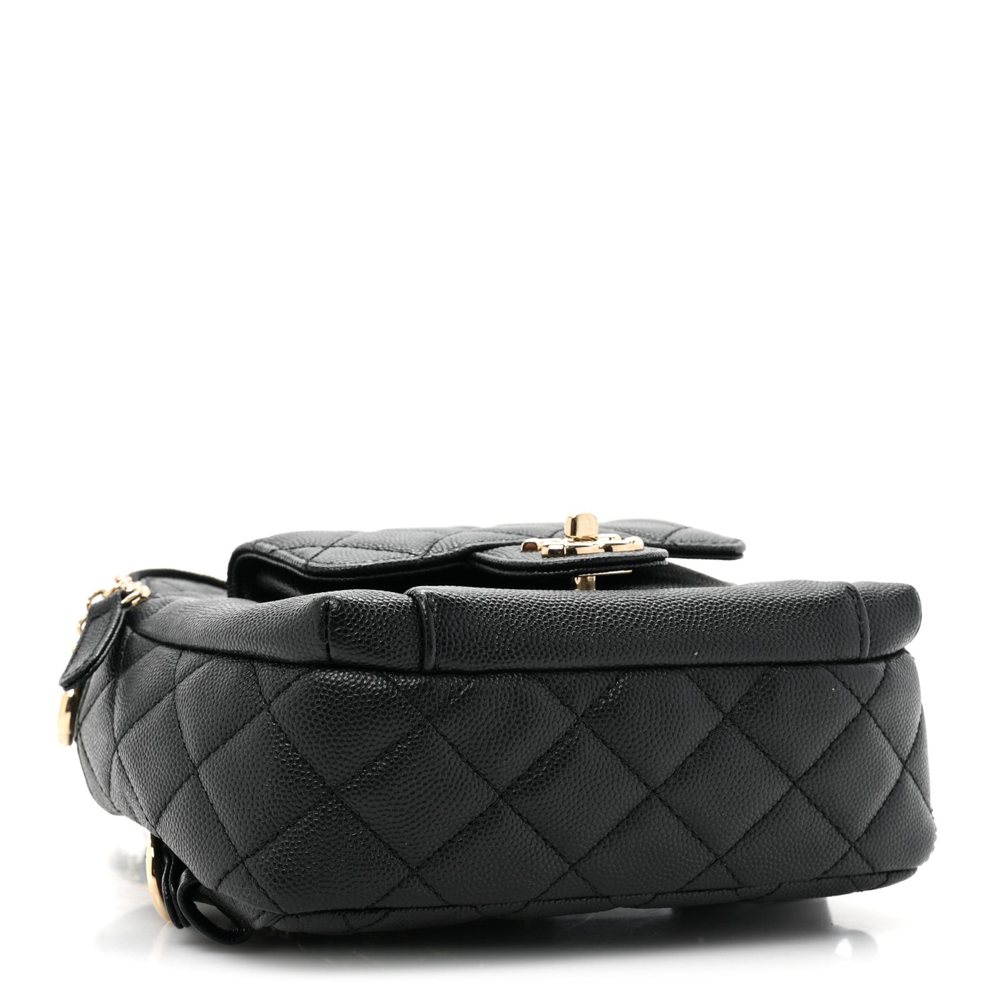 Caviar Quilted Small CC Day Backpack Black