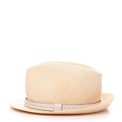 Gucci Straw Fedora Hat M 2 of 5