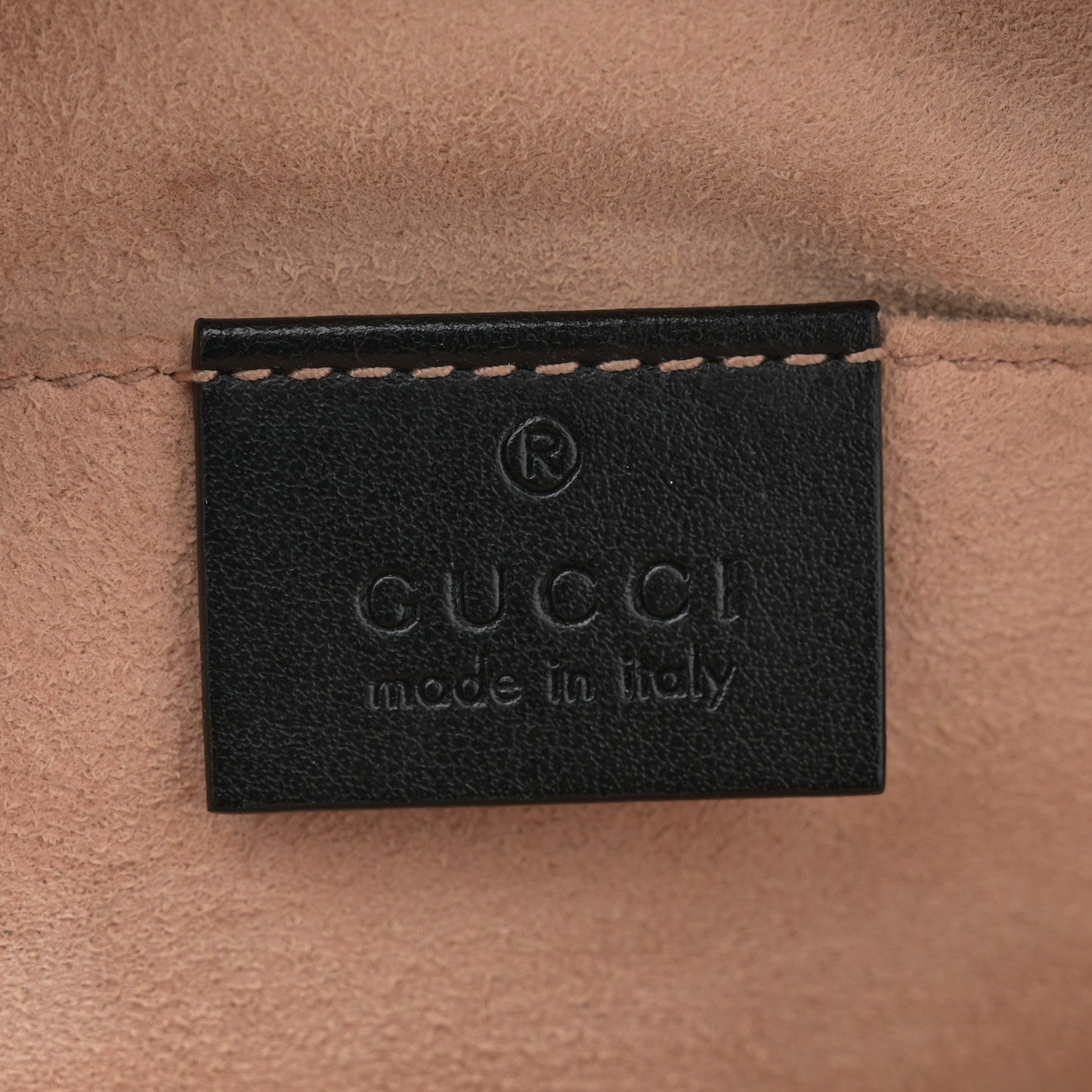 Gucci Calfskin Matelasse Small GG Marmont Chain Shoulder Bag Black 6 of 12