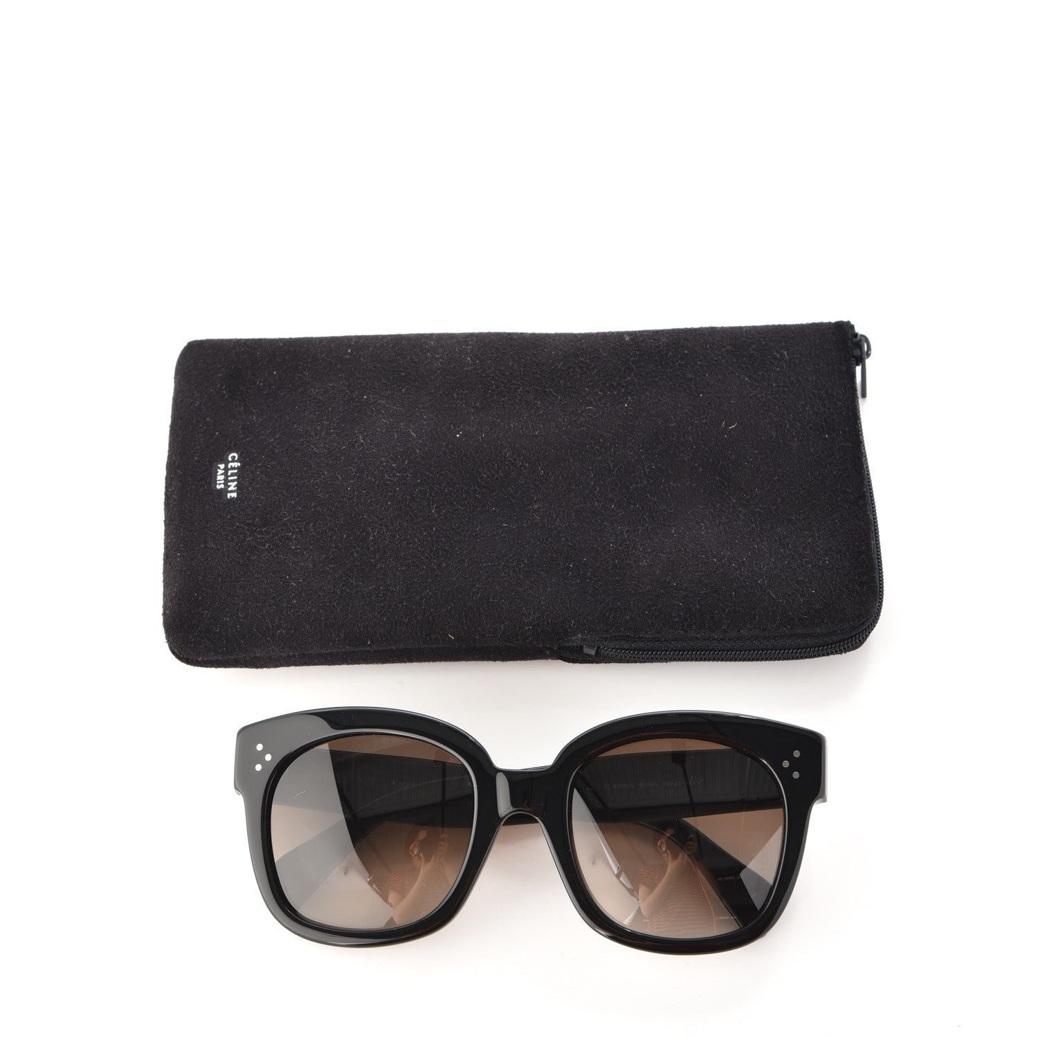 Celine New Audrey Sunglasses CL 41805/S Black 10 of 10