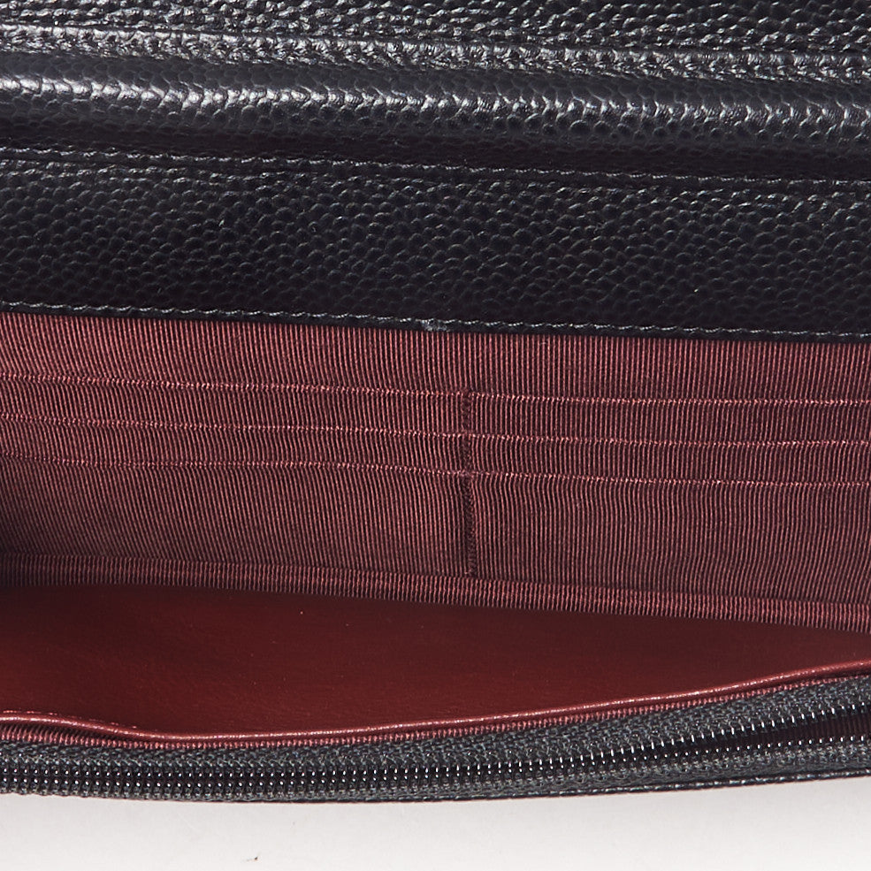 Chanel Caviar Quilted Wallet On Chain WOC Black 7 of 10