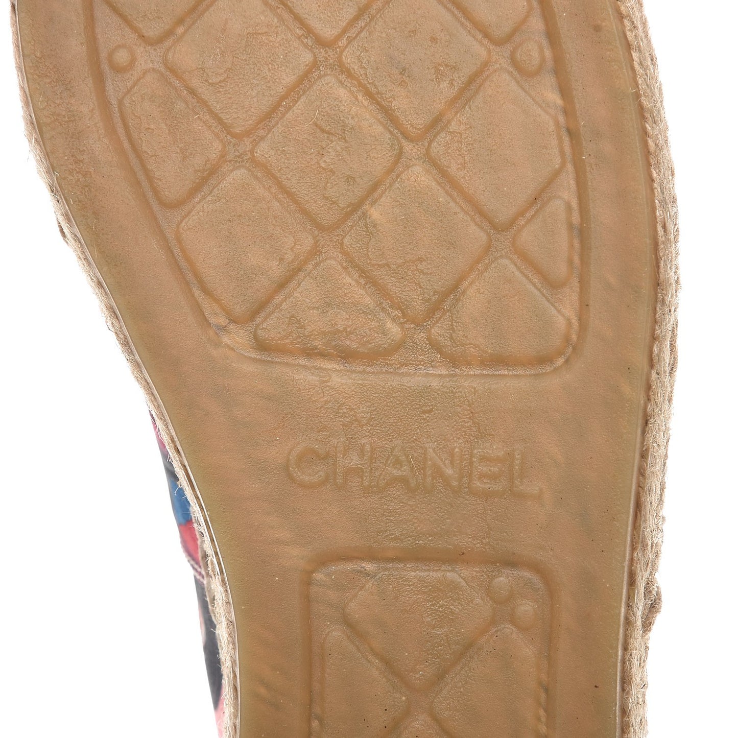 Crepe Patent CC Espadrilles 40 Multicolor Black