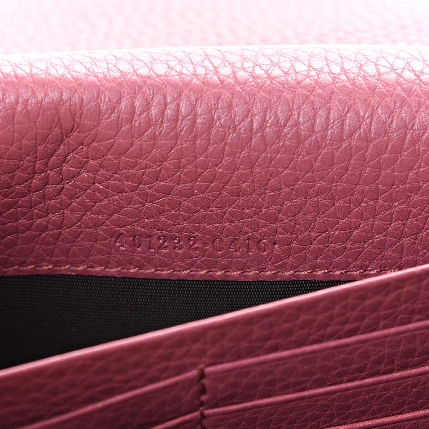 Cellarius Calfskin GG Marmont Chain Wallet Dry Rose