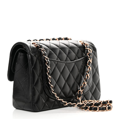Chanel Lambskin Quilted Small Double Flap Black 3 of 16