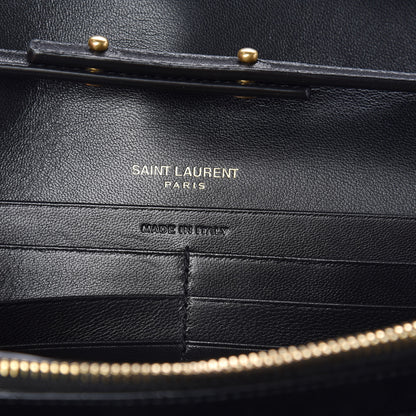 Saint Laurent Calf Hair Monogram Chain Wallet Leopard 8 of 12
