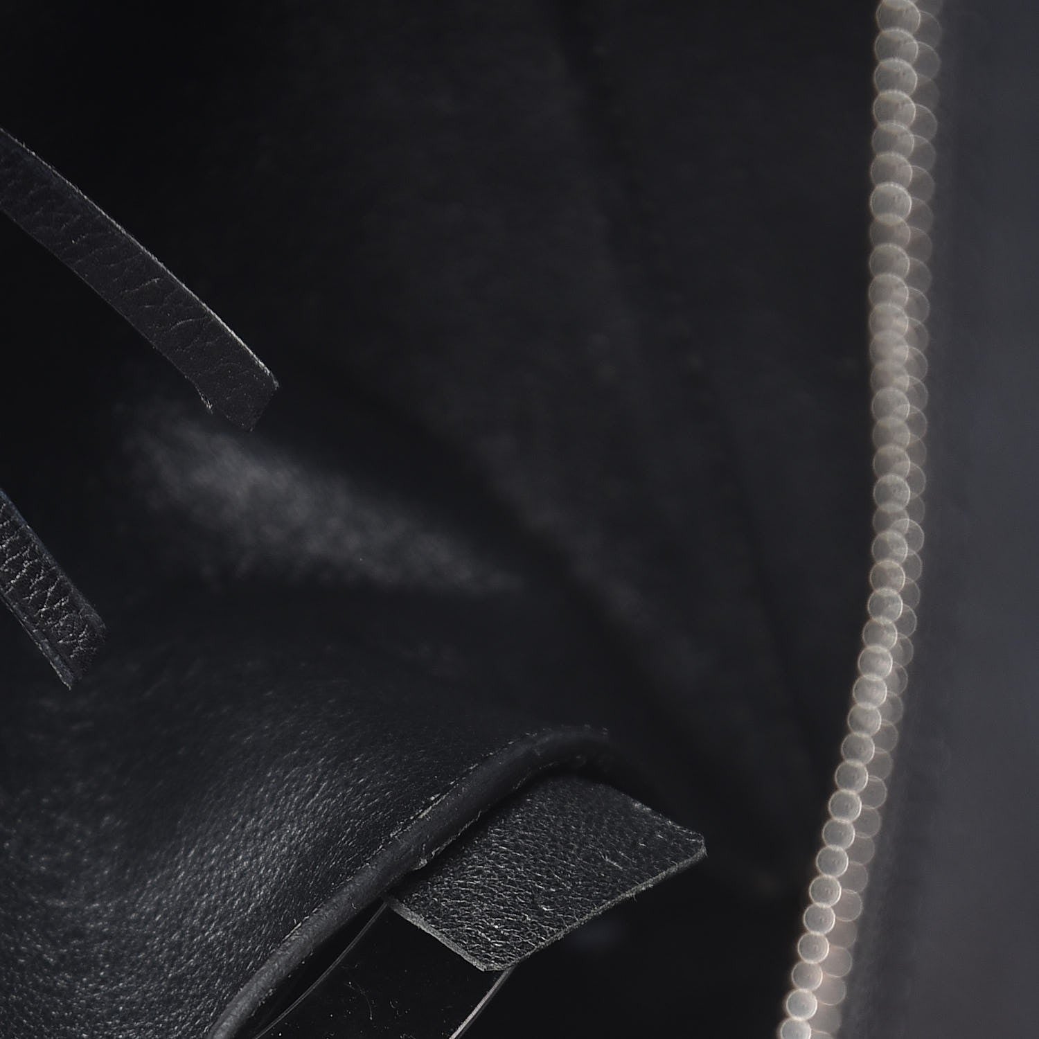 Celine Grained Calfskin Medium Edge Shoulder Bag Black 7 of 17