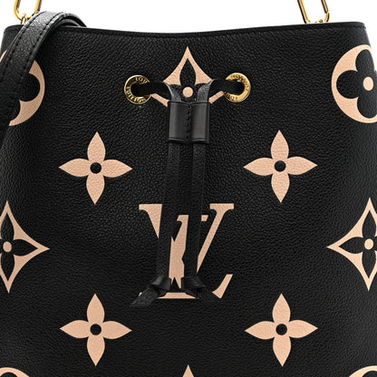 Louis Vuitton Empreinte Monogram Giant Neonoe Red Black Beige 8 of 10