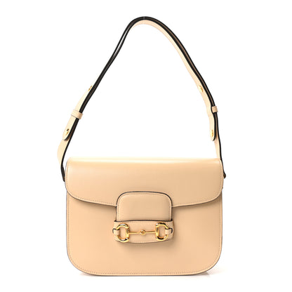 Gucci Azalea Calfskin Horsebit 1955 Shoulder Bag Bubble Tea 1 of 11