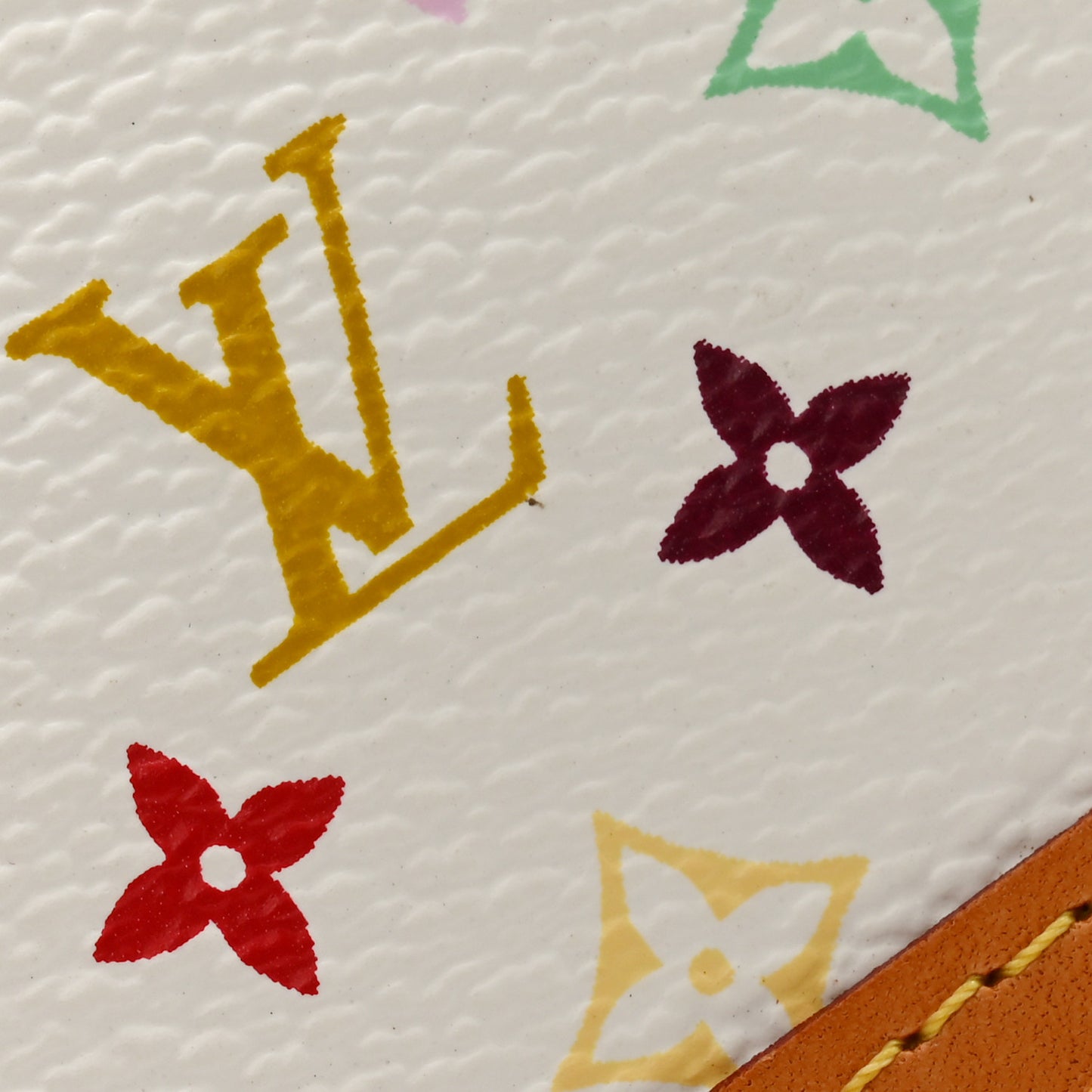 Monogram Multicolor Small Ring Agenda Cover White