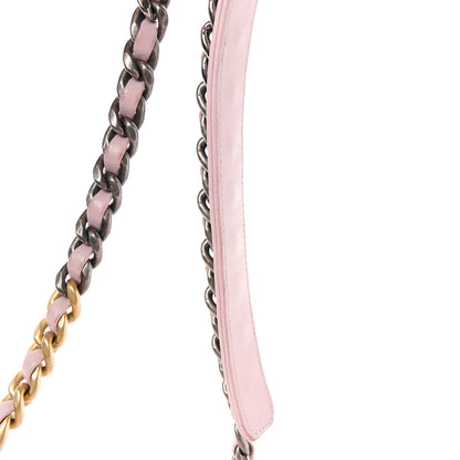Chanel Goatskin Quilted Medium Chanel 19 Flap Light Pink 11 of 12