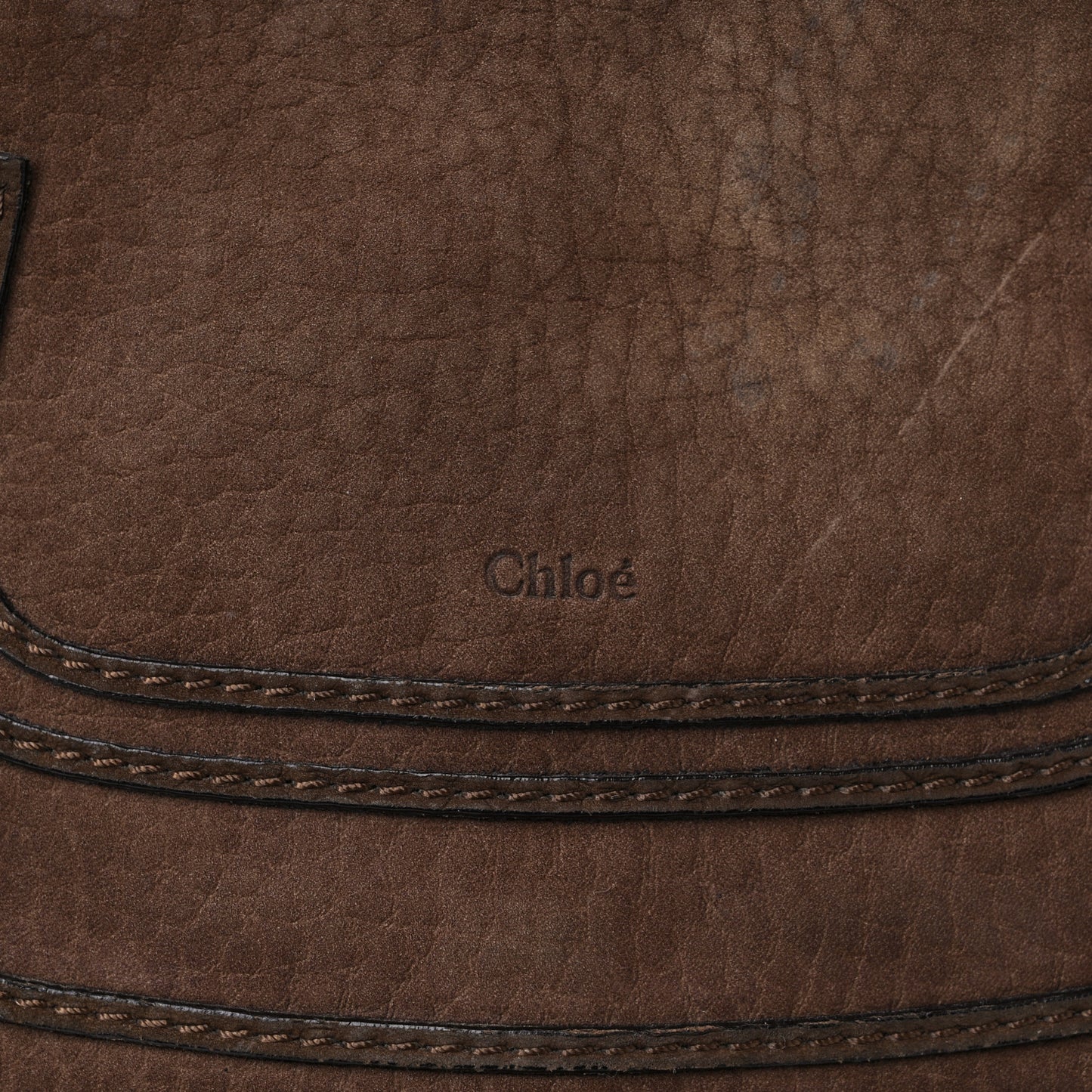 Nubuck Medium Marcie Satchel Dark Brown