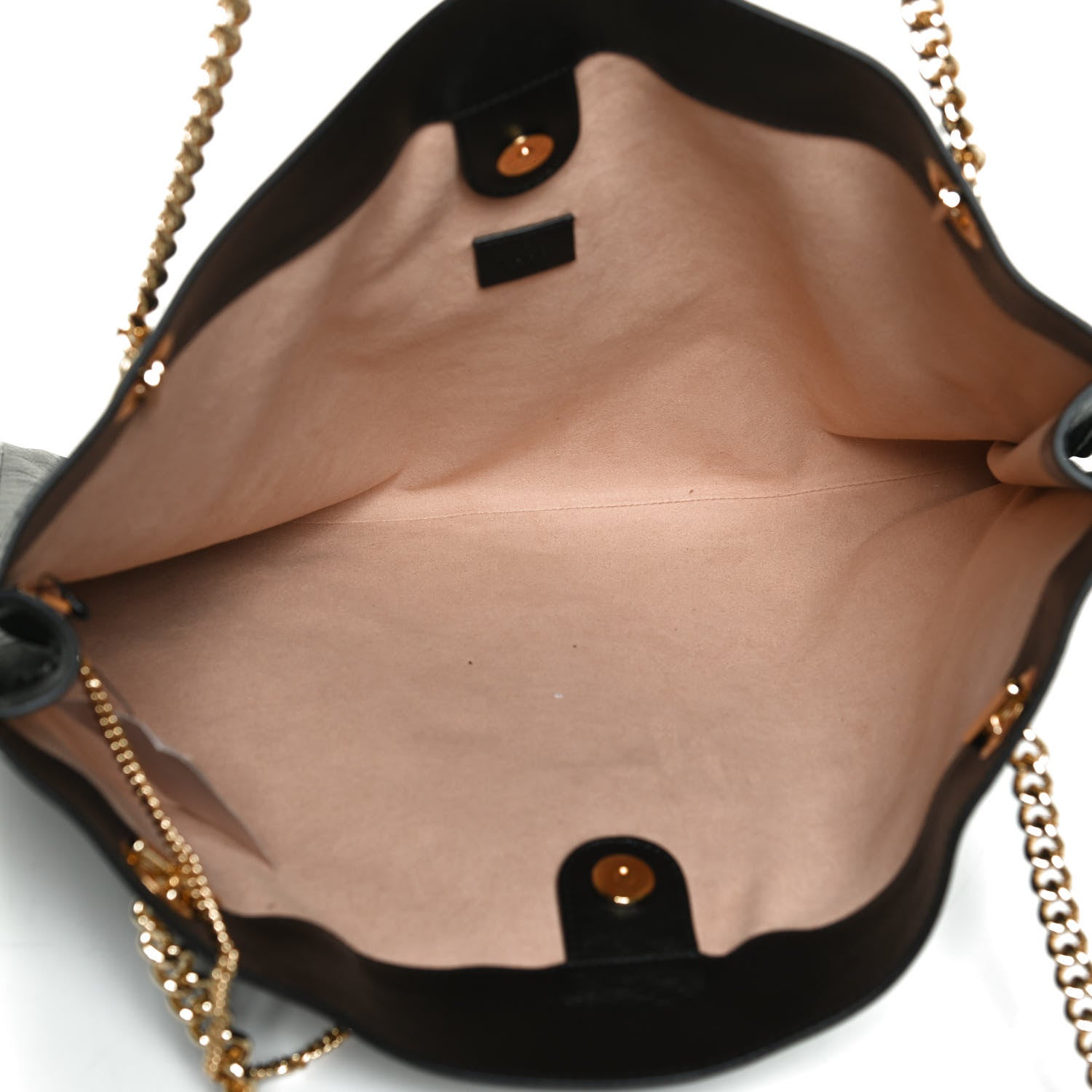 Gucci Calfskin Large Rajah Chain Tote Black 5 of 13