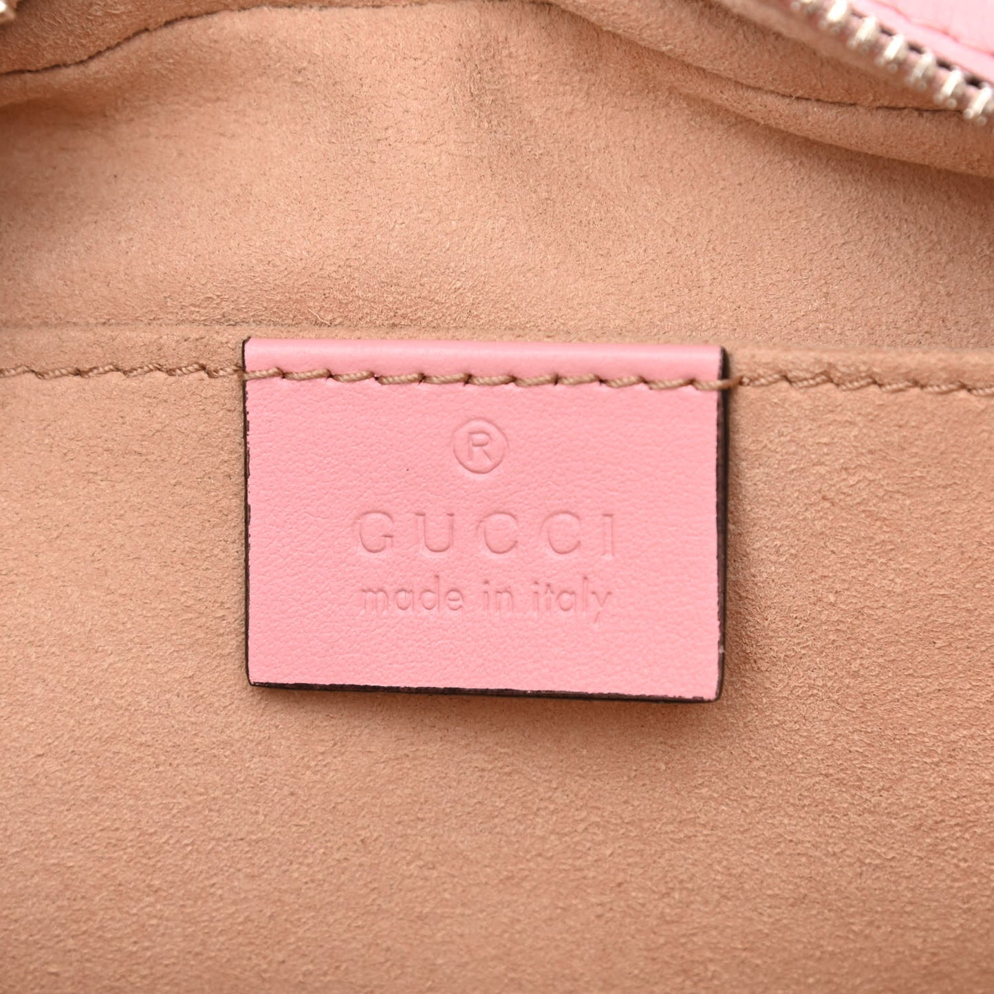 Calfskin Matelasse Small GG Marmont Chain Shoulder Bag Wild Rose