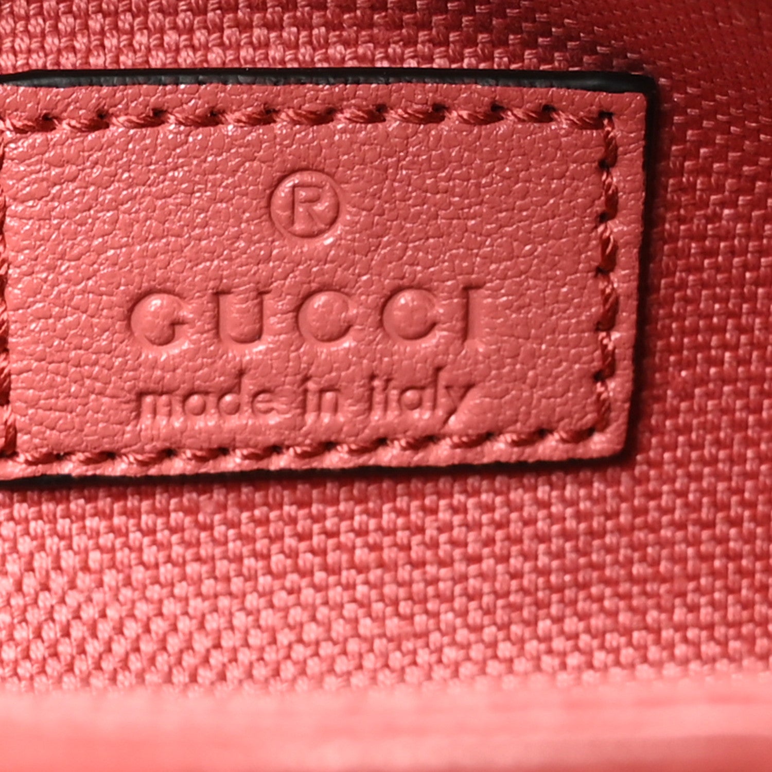 Gucci Sakai Be Green Calfskin Diagonal Stitched Mini Blondie Barrel Shoulder Bag Pink 6 of 10