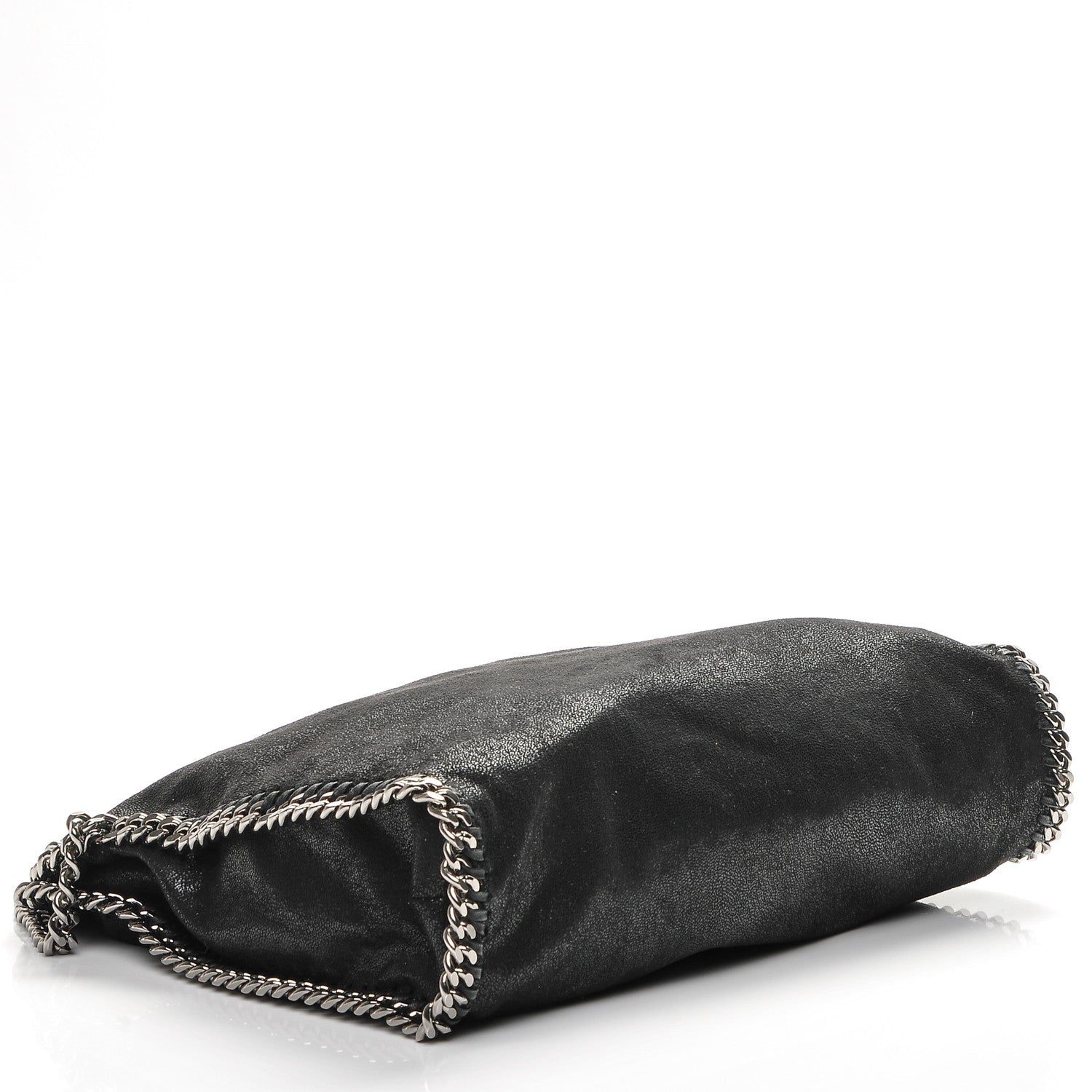 Stella McCartney Shaggy Deer Falabella Fold Over Tote Black 4 of 6
